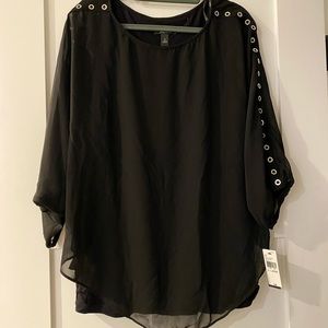 Alyx sheer black top